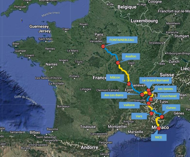 PARIS NICE CYCLO (parcours, tarifs, horaires, règlement, classements)