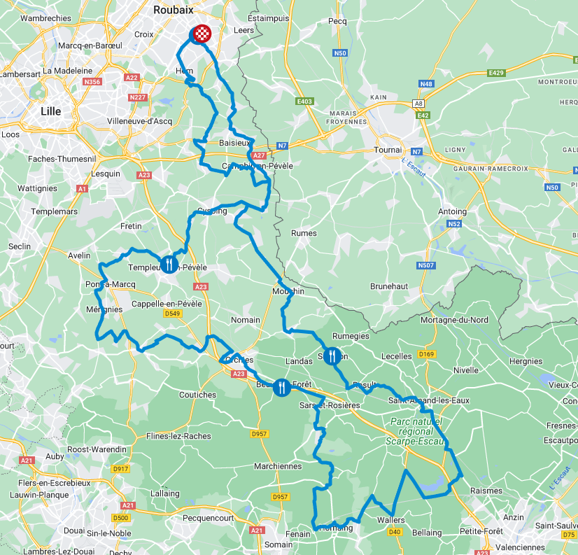 Paris Roubaix Challenge (parcours, tarifs, horaires, règlement